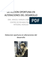 Deteccion y Diagnostico Precoz de Los Trastornos Del