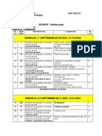 Plan Geografie