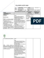 Planificación Unidad 3 Matematica