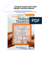 Concepts in Federal Taxation 2015 22nd Edition Murphy Solutions Manual