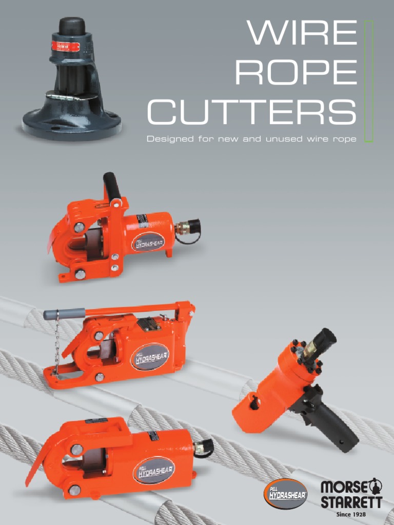Starrett Wire Rope Cutters Catalog | PDF | Valve | Screw
