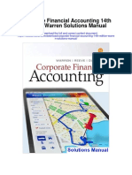 Corporate Financial Accounting 14th Edition Warren Solutions Manual
