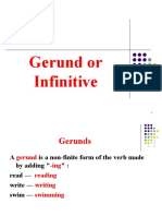 Gerund or Infinitive