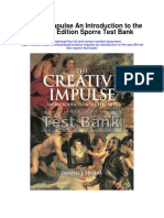Creative Impulse An Introduction To The Arts 8th Edition Sporre Test Bank