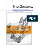 Criminal Behavior A Psychological Approach 10th Edition Bartol Test Bank