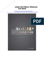 Criminal Justice 5th Edition Albanese Test Bank