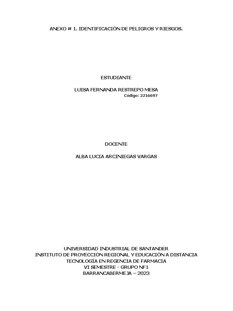 Seguridad y Salud en El Trabajo | PDF