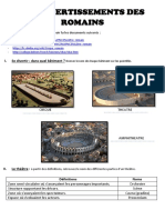 Les Divertissements Des Romains (Corrigé)