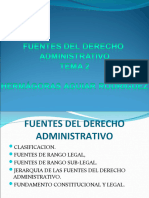 Fuentes Del Derecho Administrativo Tema 2