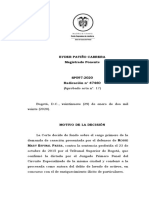 Eyder Patiño Cabrera Magistrado Ponente: Osse ARY Spinal Arra