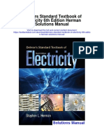 Delmars Standard Textbook of Electricity 6th Edition Herman Solutions Manual
