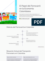 El Papel Del Ferrocarril en La Economia Colombiana