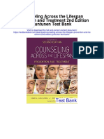 Counseling Across The Lifespan Prevention and Treatment 2nd Edition Juntunen Test Bank