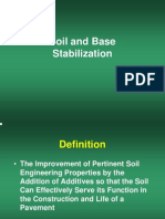 Soil and Base Stabilization