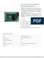 Datasheet Placa de Intertravamento