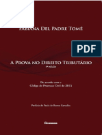 A Prova No Direito Tributário (4. Ed. 2016) - Fabiana Del Padre Tomé