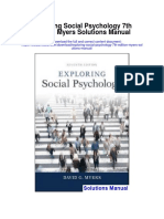 Exploring Social Psychology 7th Edition Myers Solutions Manual