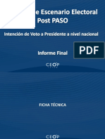 Escenario Nacional - Agosto 2023