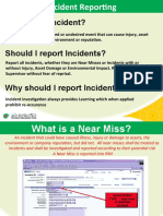 Reporting Incidents - Safety Day Slide