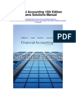 Financial Accounting 15th Edition Williams Solutions Manual
