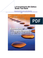Essentials of Investments 8th Edition Bodie Test Bank