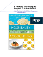 Hospitality Financial Accounting 2nd Edition Weygandt Solutions Manual