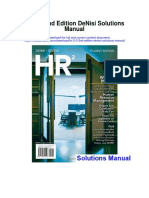 HR 2 0 2nd Edition Denisi Solutions Manual
