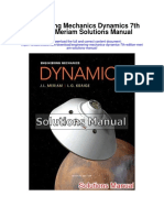 Engineering Mechanics Dynamics 7th Edition Meriam Solutions Manual