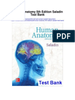 Human Anatomy 5th Edition Saladin Test Bank