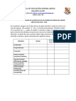 Acta - de - Conformacion - de - La - Directiva - de - Los - Padres - de - Familia - Del - Curso Segundo Año de Basica A 2023 2024