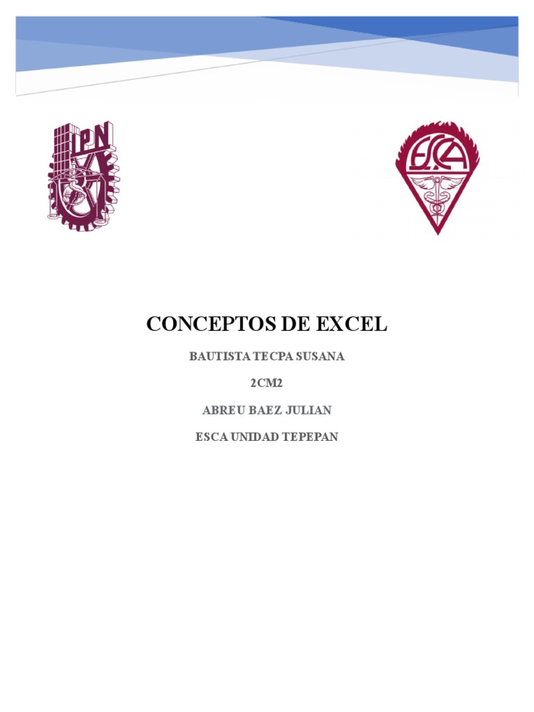 Conceptos de excel 1 1 pdf bases de datos microsoft excel