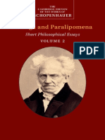 Parerga and Paralipomena Vol.2 by Arthur Schopenhauer