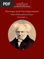 Parerga and Paralipomena Vol.2 by Arthur Schopenhauer