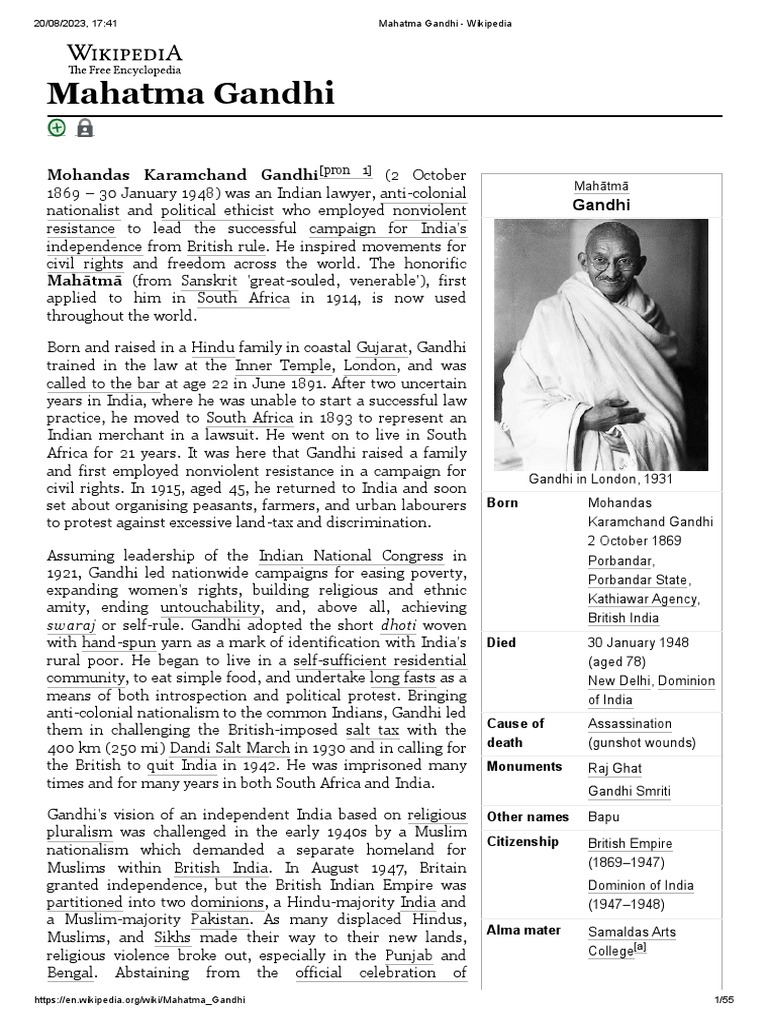 SUMMARY OF GANDHI visual data 4