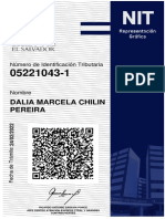 Dalia Marcela Chilin Pereira: Número de Identificación Tributaria
