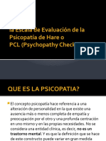 La Escala de Evaluación de La Psicopatía de HARE