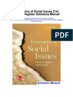 Economics of Social Issues 21st Edition Register Solutions Manual