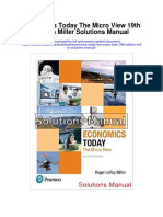 Economics Today The Micro View 19th Edition Miller Solutions Manual