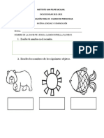 Examen Lenguaje y Comunicación