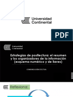 S.4 - Estrategias de Comprensión de Textos - Poslectura