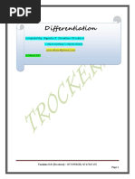 Differentiation by Trockers