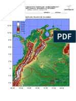 Mapa Relieve de Colombia 15-05-23