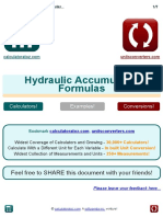 Hydraulic Accumulator Formulas - en