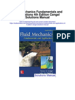 Fluid Mechanics Fundamentals and Applications 4th Edition Cengel Solutions Manual