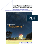 Foundations of Astronomy Enhanced 13th Edition Seeds Solutions Manual