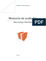 Memoria de Acabados Lesseps