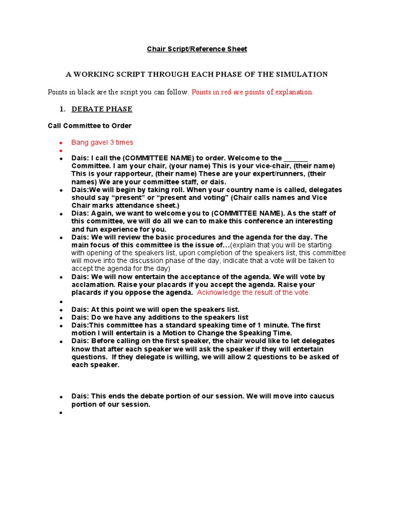 SCRIPT For Each Stage | Download Free PDF | Government | Political Law