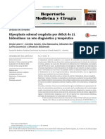 Hiperplasia Adrenal Congénita Por Déficit de 21 Hidroxilasa