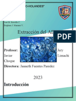 Informe de Extraccion Del Adn