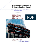 Financial Markets and Institutions 11th Edition Jeff Madura Solutions Manual
